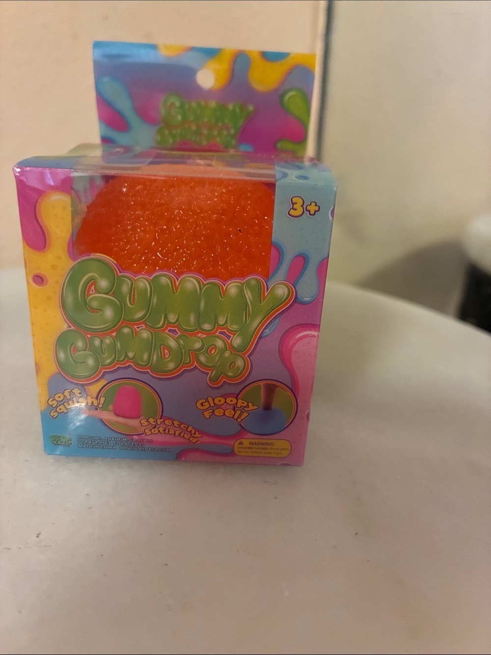 Gummy Gumbro Orange Squishy Toy